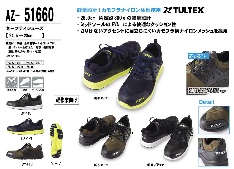 AITOZ(�A�C�g�X) ��ƕ��@(�I�[���V�[�Y��)�V���[�Y�@AZ-51660/�Z�[�t�e�B�V���[�Y