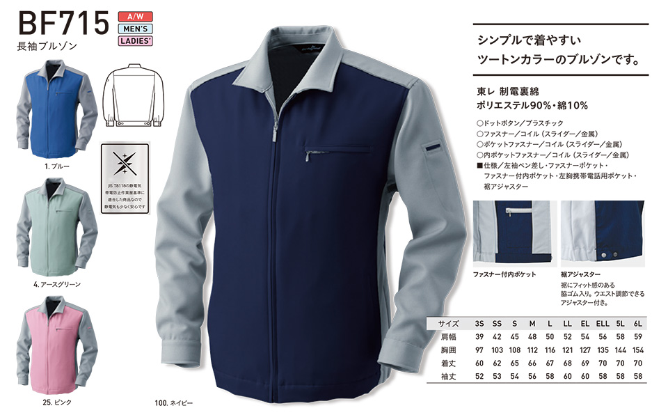 �A���g�R�[�|���[�V�����̍�ƕ�(�H�E�~)�^�t���[�L���O�@BF715/�����u���]��