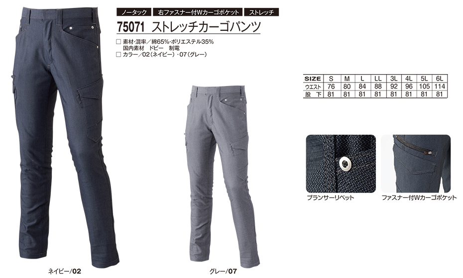 �A�^�b�N�x�[�X (ATACK BASE) �H�E�~�V�[�Y���p���j�t�H�[��(��ƕ�)�@75071/�X�g���b�`�J�[�S�p���c