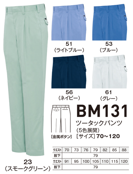 �r�b�O�{�[�� (BIG BORN) WORKING WEAR (��ƕ�)�@BM131/�c�[�^�b�N�p���c