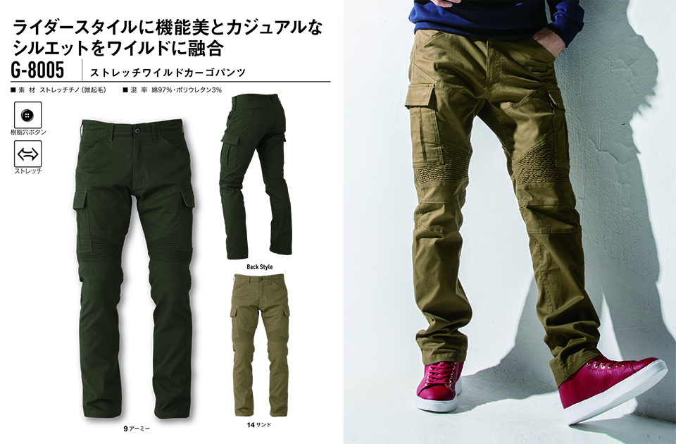 �R�[�R�X �yCO-COS�z�@�t�E�ėp��ƕ� ���[�N�E�F�A (PANTS SERIES) G-8005/�X�g���b�`���C���h�J�[�S�p���c