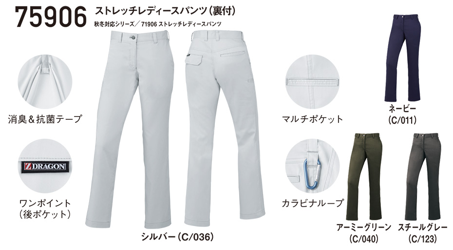 ���d���̍�ƕ�(�t�E��)���[�N�E�F�A�@75906/�X�g���b�`���f�B�[�X�p���c