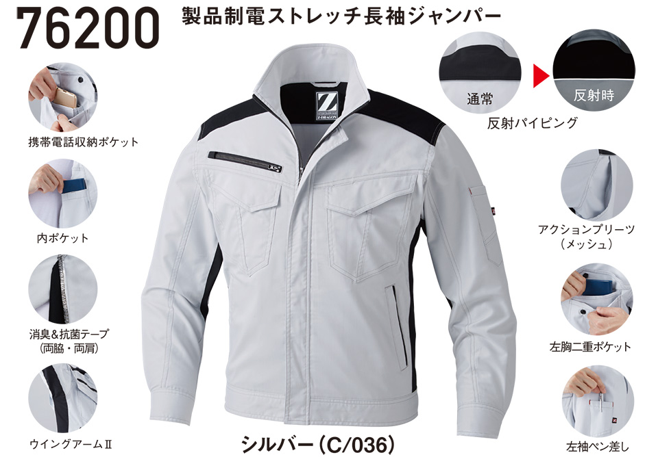 ���d���̍�ƕ�(�t�E��)���[�N�E�F�A�@76200/���i���d�X�g���b�`�����W�����p�[