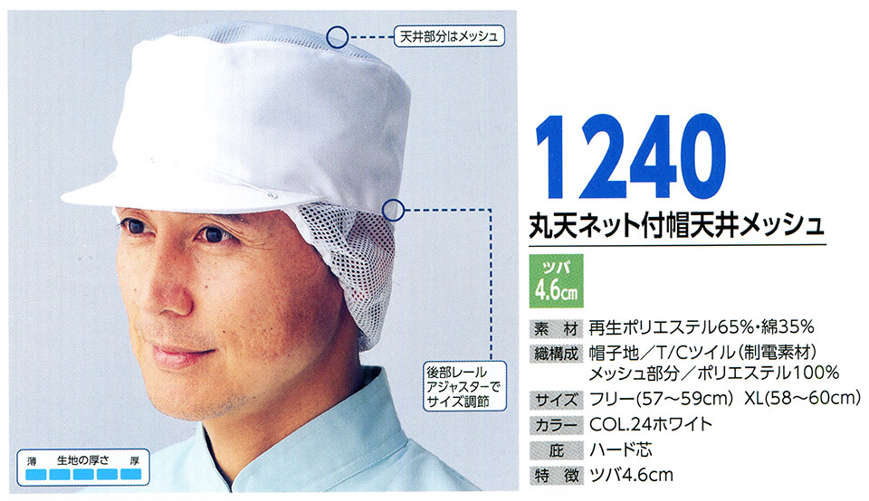 �X�q���(�q�~���X) Boushi Senka-Food cap 1240/�ۓV�l�b�g�t�X�V�䃁�b�V��