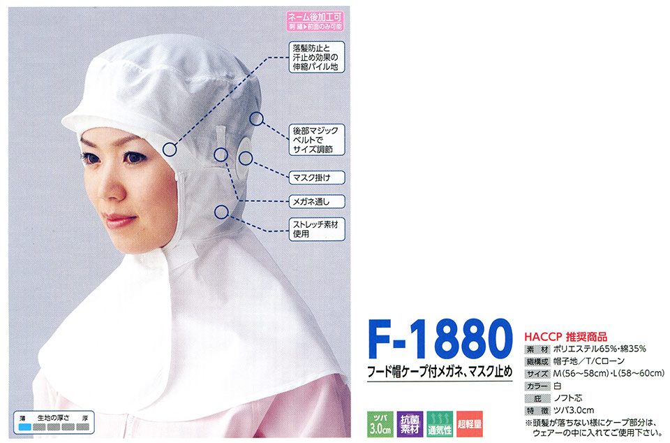 �X�q���(�q�~���X) Boushi Senka-Food cap F-1880/�t�[�h�X�P�[�v�t���K�l�A�}�X�N�~��