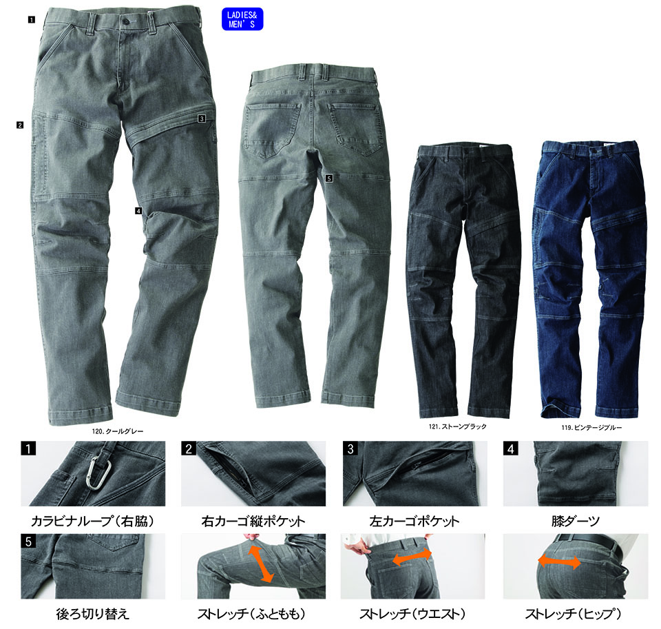 NAKATSUKA (���˔핞)�@��ƕ�(dimo�V���[�Y)�@D522 DENIM/�A�[�}�[�h�p���c