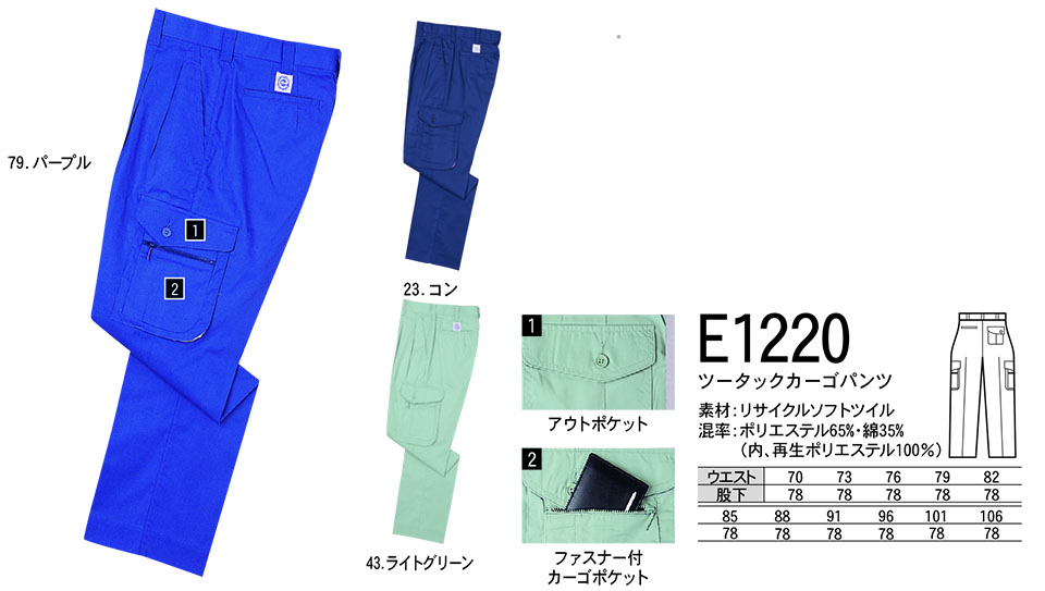 NAKATSUKA (���˔핞)�@�t�E�ėp��ƕ�(���[�N�E�F�A)�@E1220/�c�[�^�b�N�J�[�S�p���c