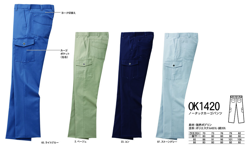 NAKATSUKA (���˔핞)�@�t�E�ėp��ƕ�(���[�N�E�F�A)�@OK1420/�m�[�^�b�N�J�[�S�p���c