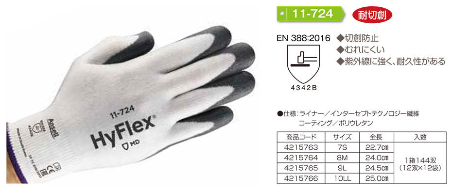 Simon シモン手袋・安全衛生保護具 10-耐切創手袋シリーズ/11-724 Simon シモン手袋・安全衛生保護具 10-耐切創手袋シリーズ/11-724