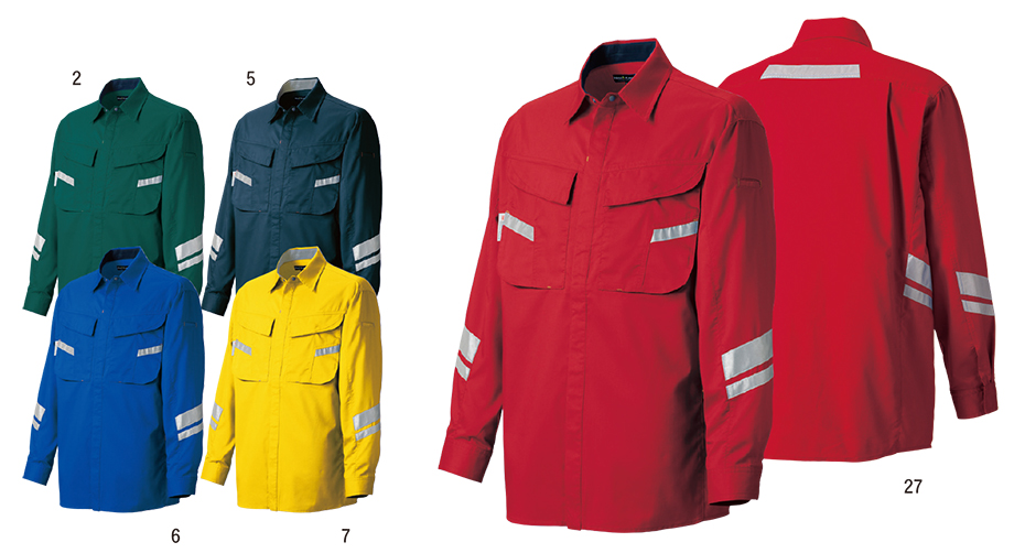 タカヤ オールシーズン作業服 Night Knight TU-N001シリーズ/TU-N003 長袖シャツ タカヤ オールシーズン作業服 Night Knight TU-N001シリーズ/TU-N003 長袖シャツ