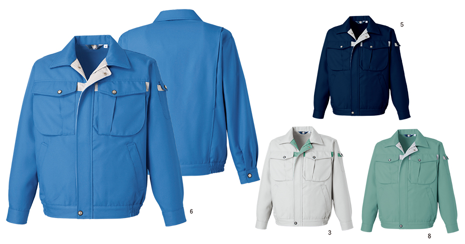 タカヤ 秋・冬作業服 BASIC TU-8002シリーズ/TU-8002 長袖ブルゾン タカヤ 秋・冬作業服 BASIC TU-8002シリーズ/TU-8002 長袖ブルゾン