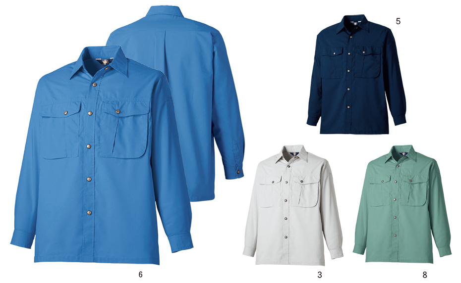 タカヤ 秋・冬作業服 BASIC TU-8002シリーズ/TU-8007 長袖シャツ タカヤ 秋・冬作業服 BASIC TU-8002シリーズ/TU-8007 長袖シャツ