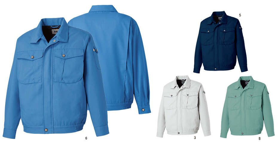 タカヤ 秋・冬作業服 BASIC TU-8002シリーズ/TU-8010 長袖ブルゾン タカヤ 秋・冬作業服 BASIC TU-8002シリーズ/TU-8010 長袖ブルゾン