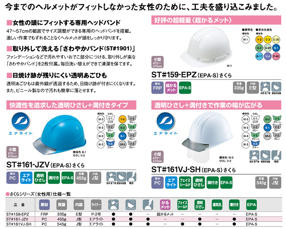 �^�j�U���̃w�����b�gst159-epz/st161-jzv/st161vj-sh