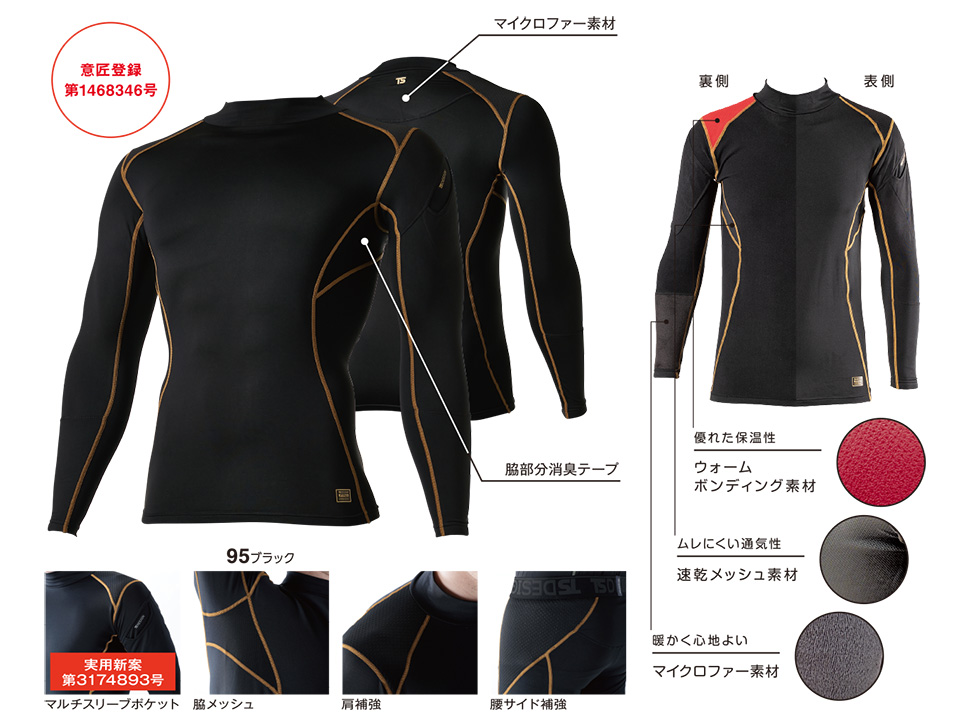 ���a�uTS-DESIGN�v��ƕ�(�H�E�~)���[�N�E�F�A 83250/�n�C�l�b�N�����O�X���[�u