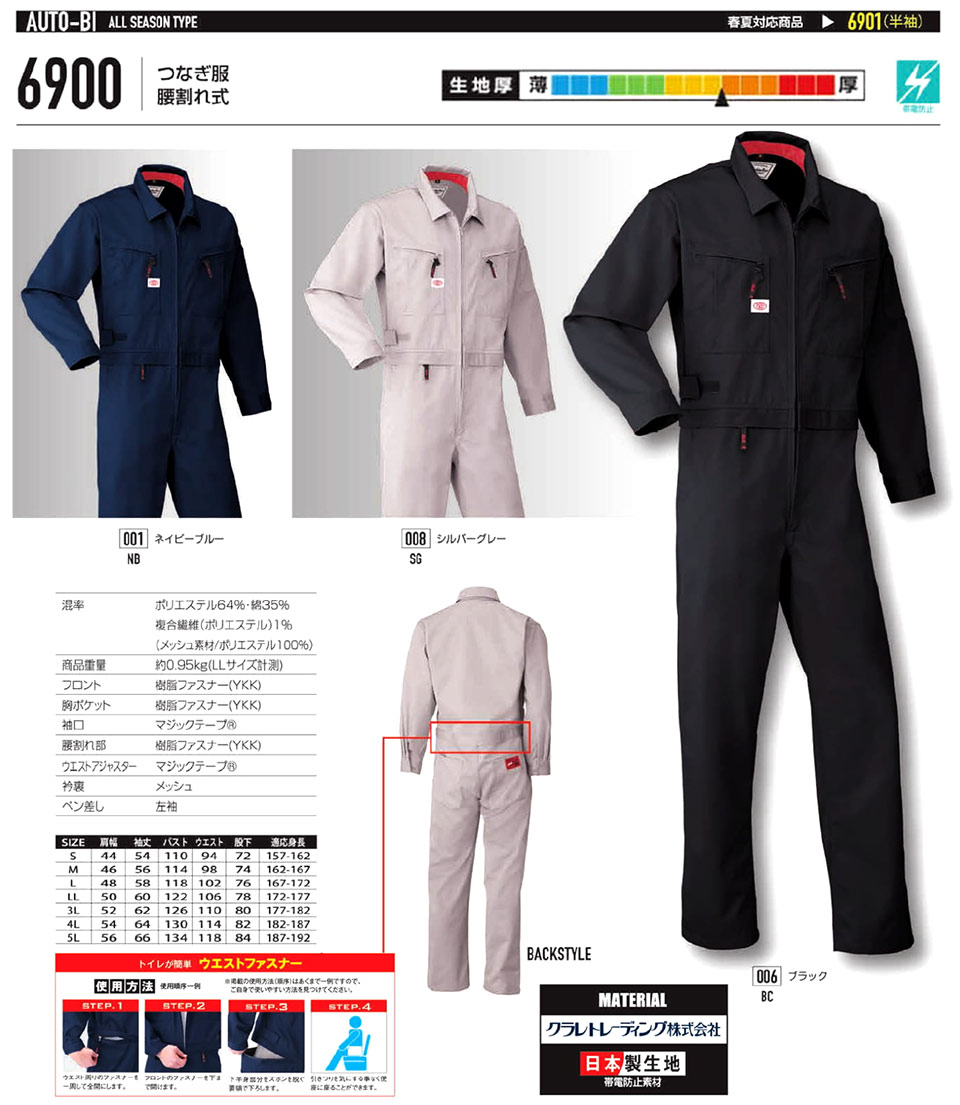 �ߗ��S�ݑ�΁@�Ȃ����uAuto-Bi�v�R�c�C������Ѓ��[�L���O�E�F�A(�I�[���V�[�Y��)�c�i�M���@6900/�Ȃ��������ꎮ