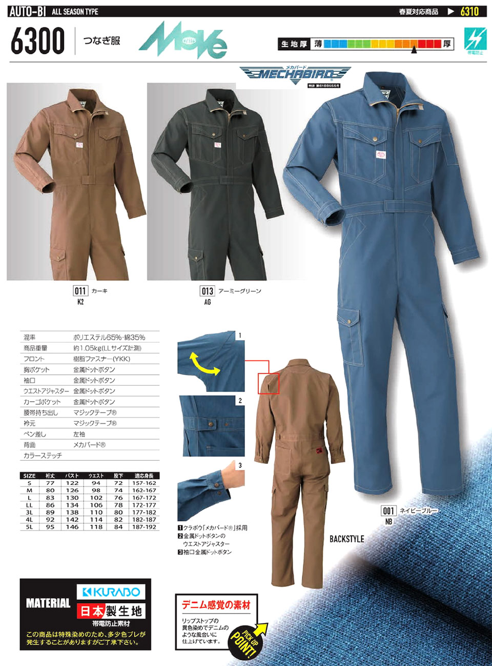 �ߗ��S�ݑ�΁@�Ȃ����uAuto-Bi�v�R�c�C������Ѓ��[�L���O�E�F�A(�H�E�~)�c�i�M���@6300/�Ȃ���